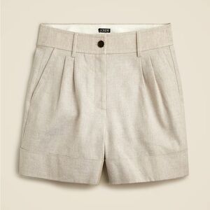 J. Crew Tailored Remi Shorts in Flax Ivory NWT